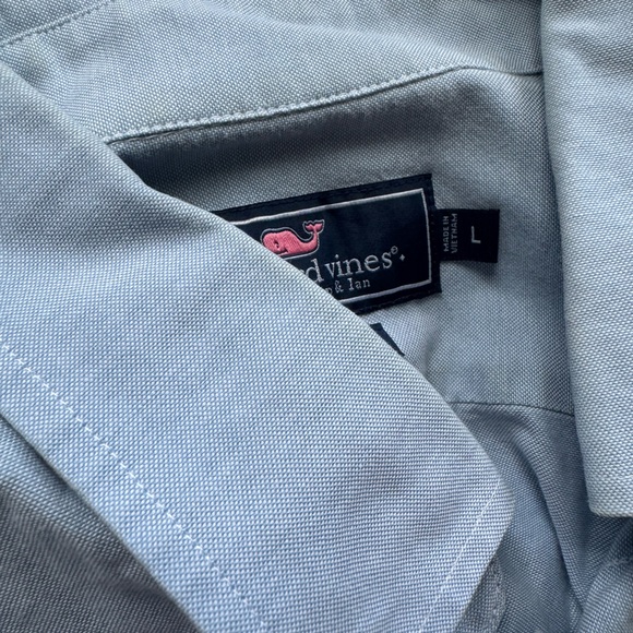 Vineyard Vines Men's Light Blue Casual Shirt 100% Cotton - Picture 4 of 5